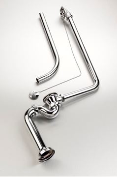 Picture of Gio Overflow bath set with chain and plug