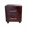 Picture of Pedestal cabinet mahogany 2 drawers 400x350x450