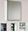 Picture of Mirror Bathroom cabinet / Medicine cabinet with 1 door and 2 shelves, 500 mm L