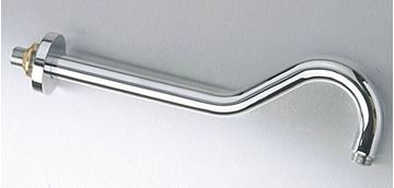 Picture of Curved Shower Arm 300 mm x 24 mm brass chrome plated