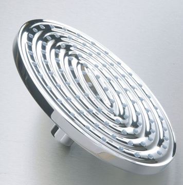 Picture of Brass Ellipse shower head chrome plated