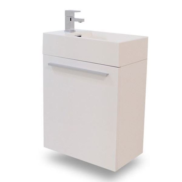 Picture of Export Small cabinet vanity 395 mm Length  x 215 x D630 mm H, 1 door, KC395