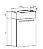 Picture of Export Small cabinet vanity 395 mm Length  x 215 x D630 mm H, 1 door, KC395