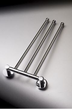 Picture of Fiorano Affordable Quality ROUND Style Adjustable Towel Rail with 3 ARMS