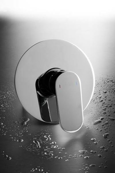 Picture of Genova oval handle Concealed SHOWER and BATH mixer