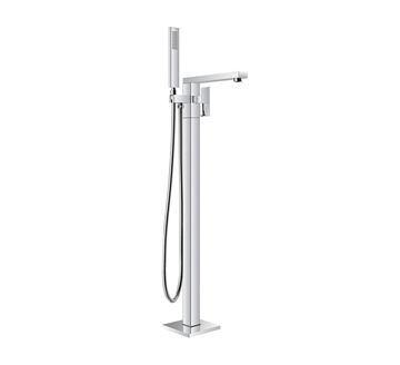 Picture of Bijiou TANZANITE Freestanding bath mixer square style, heavy brass, 12 years guarantee  	 	 	 	 	 