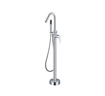 Picture of Bijiou Nova Freestanding bath mixer round style, heavy brass