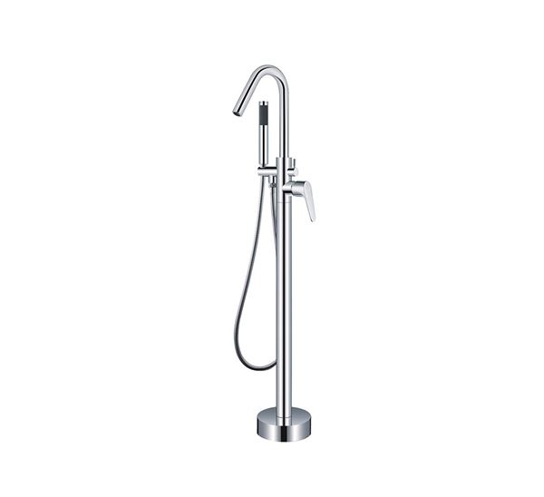 Picture of Bijiou Nova Freestanding bath mixer round style, heavy brass