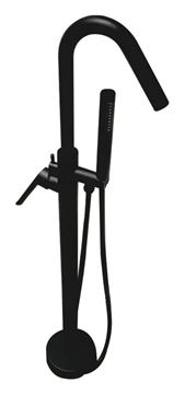 Picture of JHB Sale Magnetite Freestanding Bath Mixer BLACK round style