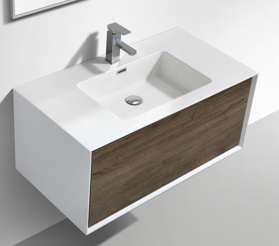 Modena Bathroom Cabinet With Stone Quartz Basin 900 Mm L 1