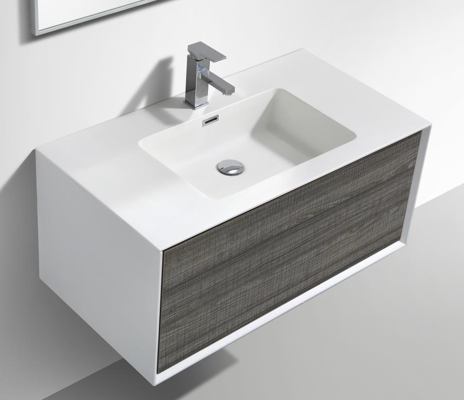 Modena Bathroom Cabinet With Stone Quartz Basin