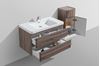 Picture of Milan Contemporary SILVER OAK Bathroom cabinet SET 900 mm L, 2 drawers with BLUM rails