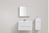 Picture of Trendy WHITE Venice bathroom cabinet  SET 900 mm L, rounded corners, 2 drawers