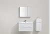 Picture of Trendy Venice bathroom cabinet SET 900 mm L with 2 drawers, WHITE  and Silver Oak