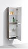 Picture of Trendy Venice bathroom cabinet SET 900 mm L with 2 drawers, WHITE  and Silver Oak