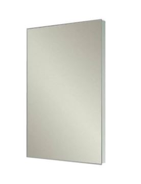 Picture of Stylish Bathroom Mirror with WHITE wooden backing 480 mm x 840 mm H, FREE DELIVERY to JHB and Pretoria