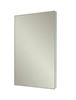 Picture of Stylish Bathroom Mirror with WHITE wooden backing, 480 mm x 840 mm H