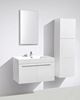 Picture of Stylish Bathroom Mirror with WHITE wooden backing 480 mm x 840 mm H, FREE DELIVERY to JHB and Pretoria