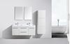 Picture of Stylish Bathroom Mirror with WHITE wooden backing 480 mm x 840 mm H, FREE DELIVERY to JHB and Pretoria