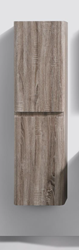 Picture of Milan SILVER OAK Side Cabinet, 2 doors, 1500 H x 400 L x 300 D