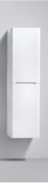 Picture of Venice WHITE Side Cabinet, 2 doors, 1500 H x 400 L x 300 D, FREE delivery to JHB and Pretoria