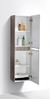 Picture of Venice WHITE Side Cabinet, 2 doors, 1500 H x 400 L x 300 D, FREE delivery to JHB and Pretoria