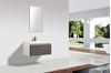 Picture of Milan GREY and WHITE Contemporary Bathroom cabinet SET 900 mm L with 1 drawer and BLUM rails