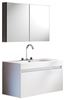Picture of 1000 mm L Mirror Bathroom cabinet / Medicine cabinet with 2 soft closing doors with 2 shelves