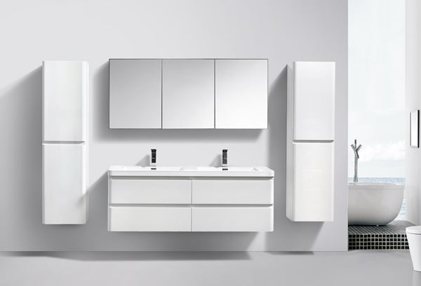 1500 Mm L Mirror Bathroom Cabinet Medicine Cabinet With 3 Soft