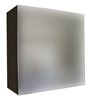 Picture of CLEARANCE Medicine cabinet / Mirror cabinet with 1 door and 1 shelf, 400 X 400 