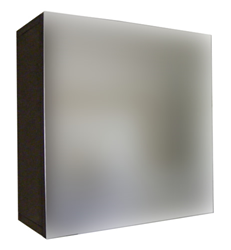 Picture of CLEARANCE  Medicine cabinet / Mirror cabinet with 1 door and 1 shelf, 400 X 400 