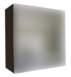 Picture of CLEARANCE Medicine cabinet / Mirror cabinet with 1 door and 1 shelf, 400 X 400 