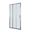 Picture of Bright Chrome Frame Tri Slider  3 panels Shower Door, 900 x 1850 mm H, 5 mm
