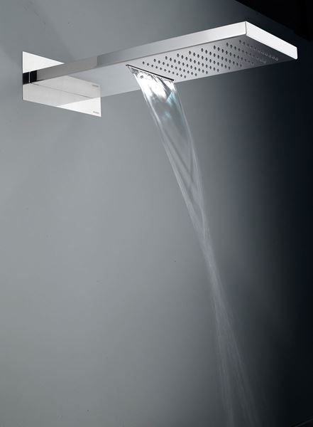 Picture of Luxurious 500 mm long Stainless Steel double function shower head with waterfall