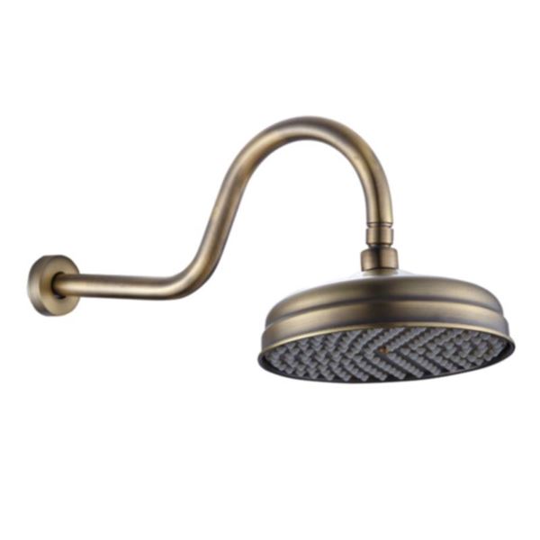 Picture of Bijiou de Flumen Victorian style BRONZE finish shower rose including arm 