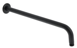 Picture of Bijiou BLACK Matte BRASS shower arm round 400 mm long