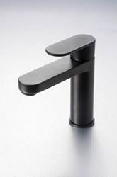 Picture of Black Genova Oval handle BASIN mixer