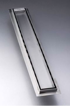 Picture of 860 mm long Stainless Steel shower channel with solid grid 