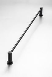 Picture of Black Demola Single Towel rail 760 mm 