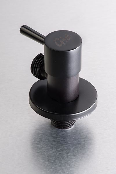 Picture of Black Round Angle Valve
