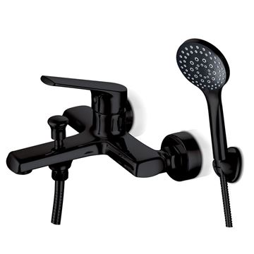 Picture of Magnetite BLACK Matte BATH mixer SET                    