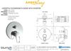 Picture of Amber Concealed DIVERTOR Bath and Shower mixer