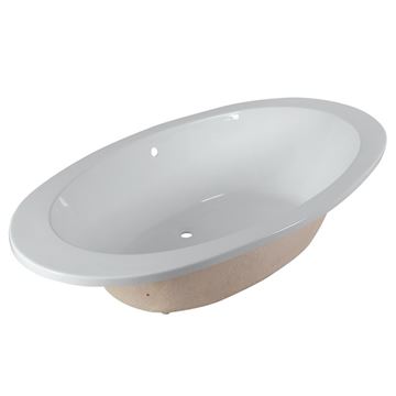 Picture of JHB Bakoven OVAL acrylic BATH  1815 x 960 mm, ex JHB