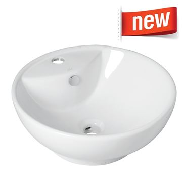 Picture of Elba Round over the counter vitreous china basin 420 mm 