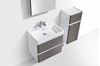 Picture of Milan WHITE Bathroom cabinet SET 600 mm L, 2 drawers, FREE delivery to JHB and Pretoria