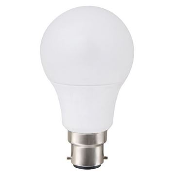 Picture of 10W LED A60 bulb, 230V 50 Hz, B22 (bayonet), 750 Lm, 90% energy saving, 3 years GUARANTEE