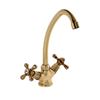 Picture of BIJIOU Adour Victorian style Brass Kitchen Sink Mixer with BRONZE finish