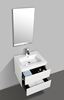 Picture of Enzo White bathroom cabinet SET 600 mm L with White basin, 2 soft closing drawers, FREE delivery to JHB and Pretoria