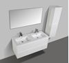 Picture of Enzo White Double bathroom cabinet SET 1200 mm L with White basins, 2 soft closing drawers, FREE delivery to JHB and Pretoria