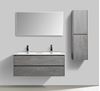 Picture of Enzo Concrete Double bathroom cabinet SET 1200 mm L, White basin, 2 soft closing drawers, FREE delivery to JHB and Pretoria